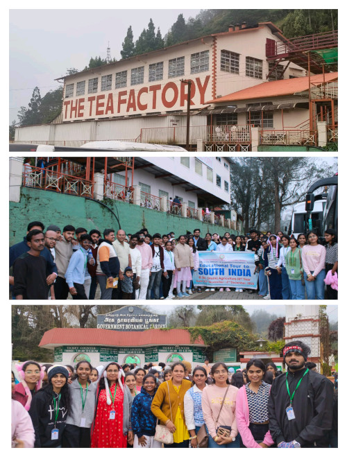 ఊటీలోని బొటానికల్ గార్డెన్ సందర్శించిన వ్యవసాయ కళాశాల విద్యార్ధులు