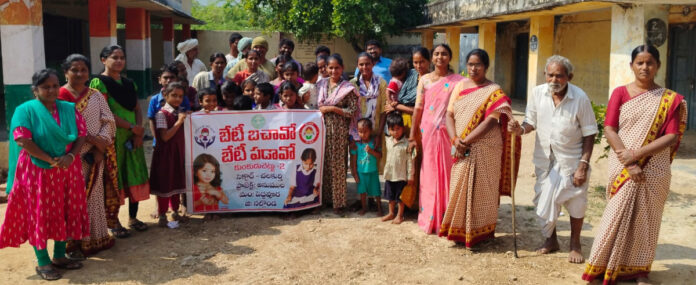 Anganwadi workers awareness on child marriages.