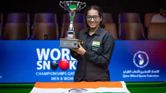 భారత్కు తొలి మహిళా వరల్డ్ స్నూకర్ టైటిల్