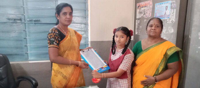 తానా బాలసాహిత్య భేరికి అశ్వారావుపేట విద్యార్ధిని ఎంపిక