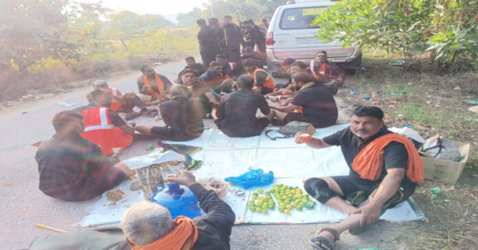 11వ రోజుకు చేరుకున్న అయ్యప్ప స్వామి సన్నిధాన మహాపాదయాత్ర