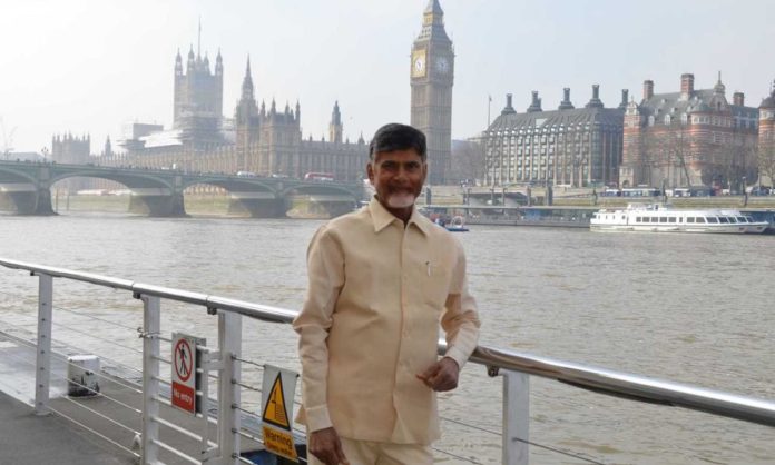 CM Chandrababu Naidu holds series of meetings with industrial giants in London