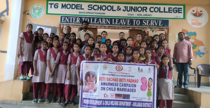 Child marriages should be prevented..