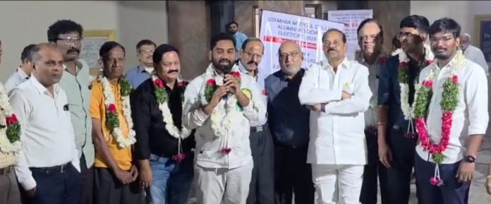 ఉస్మానియా అలూమినీ అధ్యక్షుడిగా డాక్టర్ కృష్ణమూర్తి ఎన్నిక..