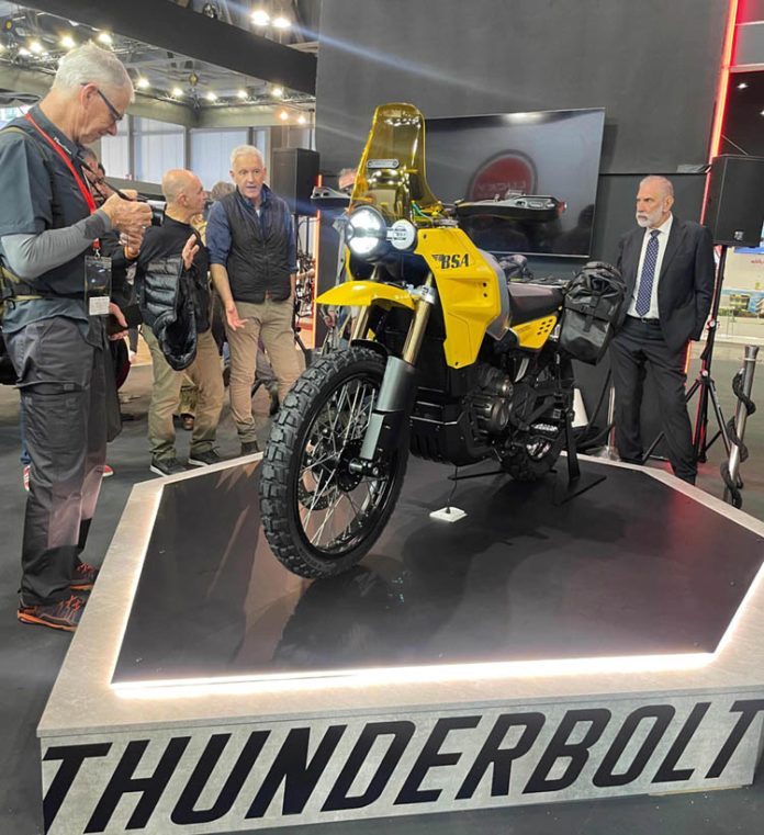 EICMAలో ప్రదర్శించబడిన మొట్టమొదటి BSA సాహసం