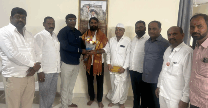 Great honor for the new president of Kamareddy District Congress