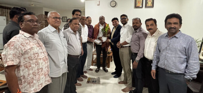 ఎమ్మెల్యే భూపతిరెడ్డిని సన్మానించిన ఐఎంఏ నూతన కార్యవర్గం