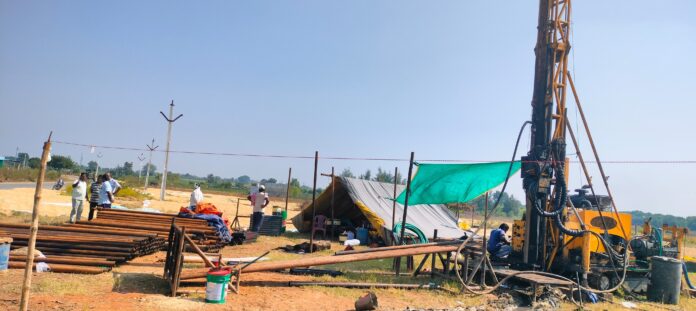 Exploration for Tadicherla OC-2 coal deposits.!