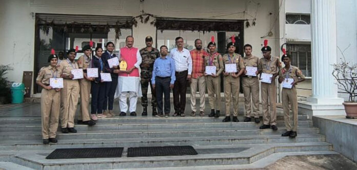 ఎన్సిసిలో ప్రతిభ కనబరిచిన క్షత్రియ ఇంజనీరింగ్ కళాశాల విద్యార్థులు