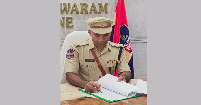 Narayana Reddy assumes charge as Maheshwaram DCP
