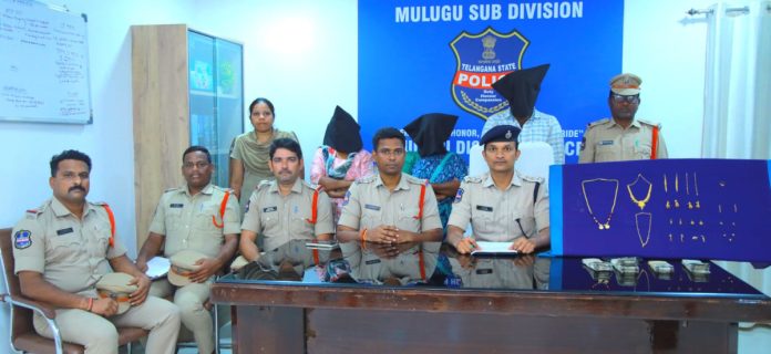 24 గంటల్లో దొంగతనం కేసును చేదించిన పసర పోలీసులు