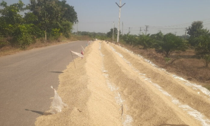 Passengers face difficulties due to potholes on the road!