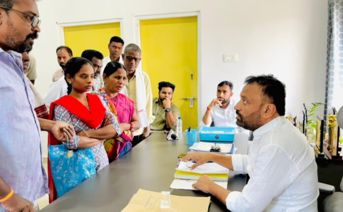 Praja Darbar is for solving public problems: MLA Thota