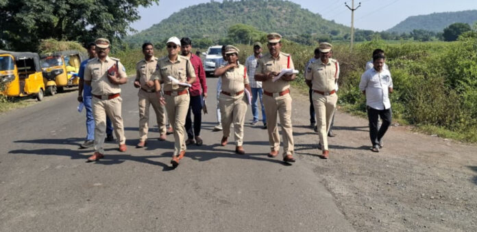 Speed ​​breakers rumble strips street lights etc. should be installed to prevent accidents.