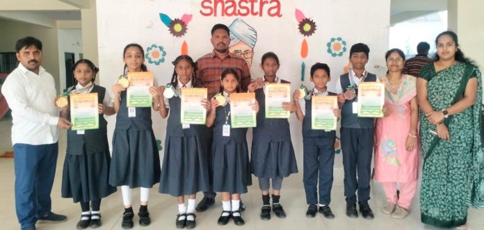 జాతీయ స్థాయి కరాటే పోటీల్లో శాస్త్ర స్కూల్ విద్యార్థుల ప్రతిభ