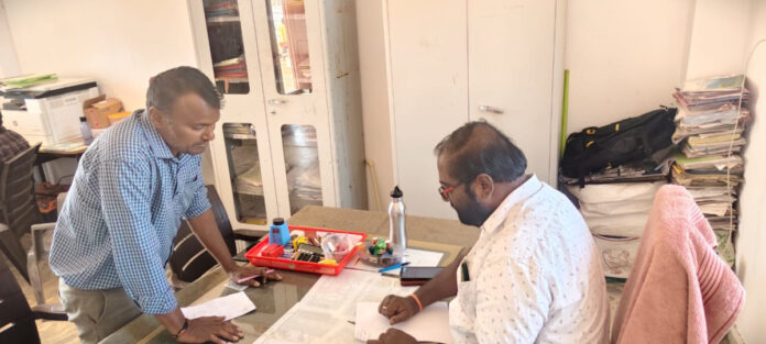 Unannounced inspection of Mahatma Jyotirao Phule Boys' School