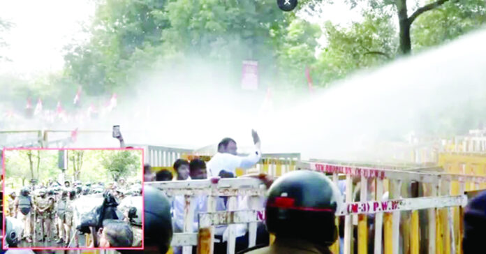 సర్కు వ్యతిరేకంగా ఆందోళన