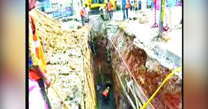 Underground power cables in the metro zone