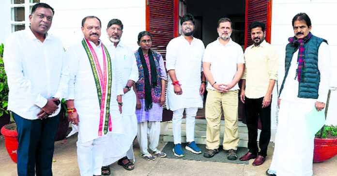 రాహుల్తో సీఎం రేవంత్రెడ్డి భేటీ