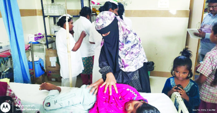 Students feel unwell after eating lunch