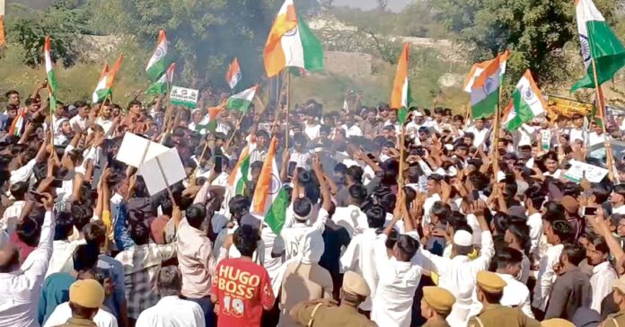 కస్టోడియన్ భూసమస్యపై రాజస్తాన్లో భారీ ర్యాలీ