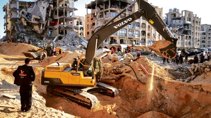 బందీల మృతదేహాల కోసం హమాస్ గాలింపు