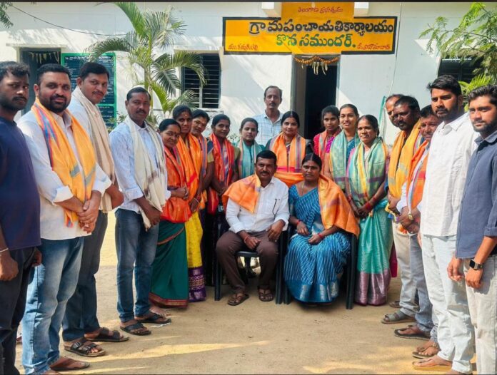 మార్కెట్ కమిటీ డైరెక్టర్ దంపతులకు సన్మానం