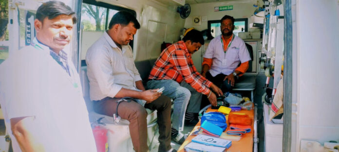 108 ambulance surprise inspection