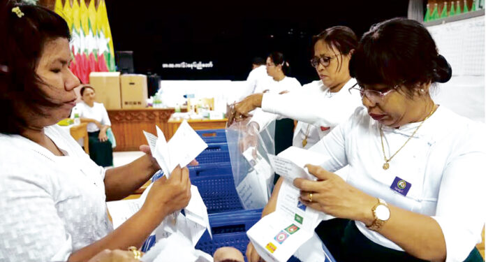 మయన్మార్లో ఐదేండ్ల తర్వాత తొలి దశ ఎన్నికలు ప్రారంభం