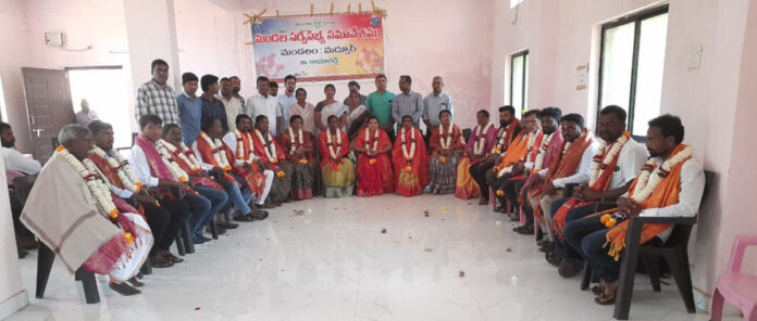 A grand tribute to the new Sarpanchs