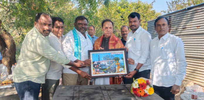 A great honor for Rajya Sabha MP KR Suresh Reddy