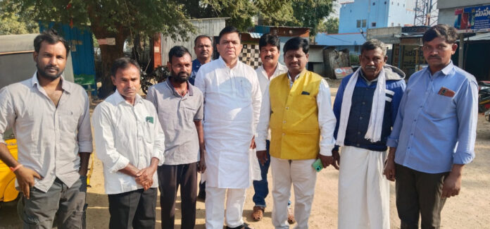 A warm welcome to MP Balaram Naik