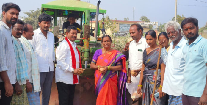 Chilpakuntla CPI(M) Sarpanch fulfilling promises