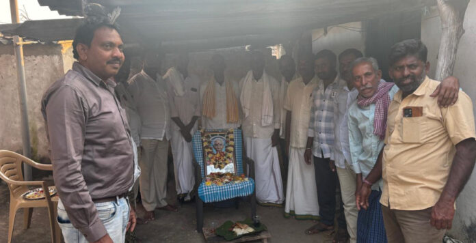 Former PACS Chairman Mondayya visits the victims family