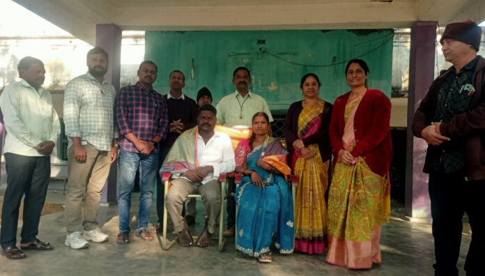 Honors for the Sarpanch couple