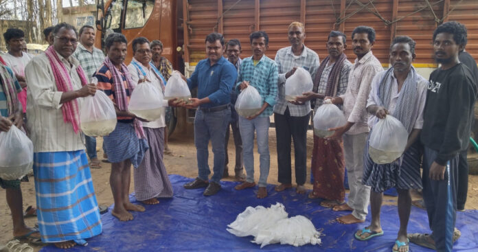 Income for fishermen through fish farming