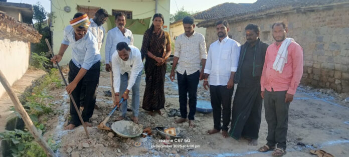 Indiramma houses for all deserving people with the support of MLA Thota