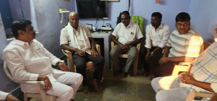 MLA Prashanth Reddy visits the victims family