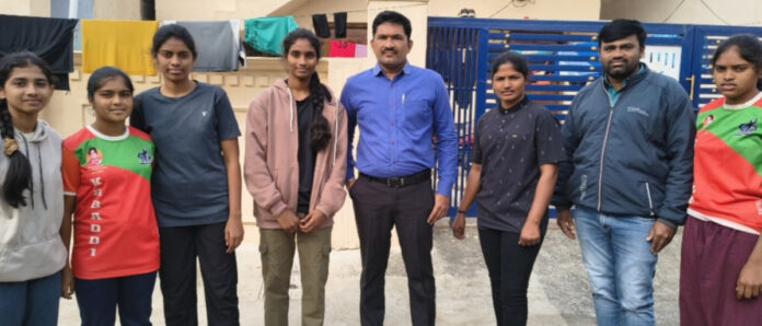 రాష్టస్థ్రాయి కబడ్డీ పోటీలకు మోడల్ స్కూల్ విద్యార్థిని ఎంపిక