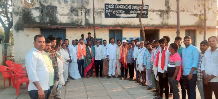 నూతన సర్పంచ్ లకు ముదిరాజ్ సంఘము ఘన సన్మానం