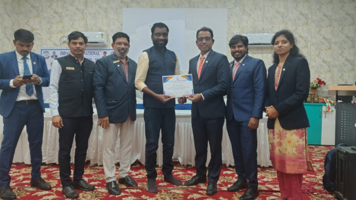 ఇంపాక్ట్ ఇంటర్నేషనల్ క్లబ్ అధ్యక్షులుగా నరేష్