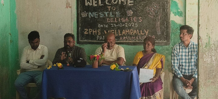 Nestle donates to Vellampalli High School