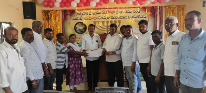 New Sarpanch delivers cakes to churches