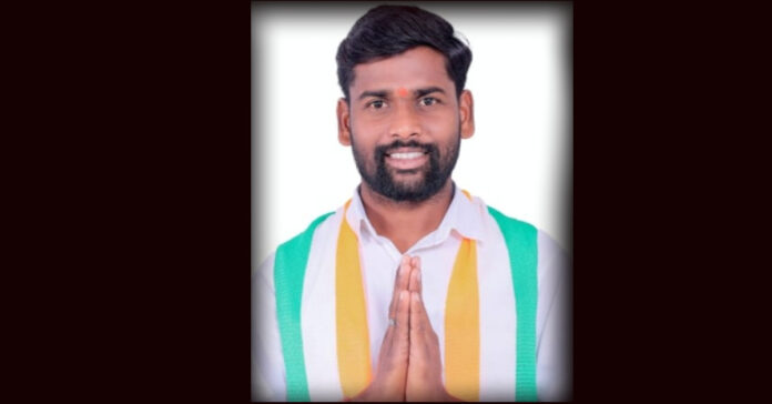 Pradeep becomes president of Kanvaigudem Grama Congress