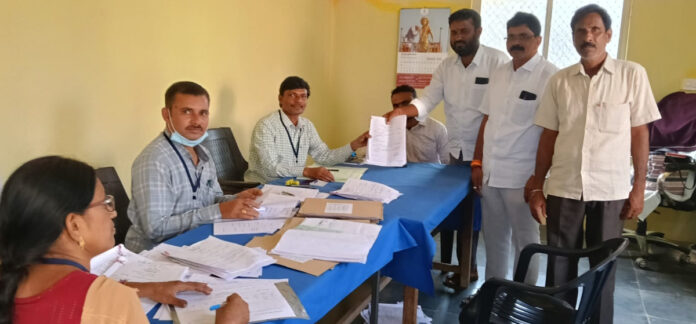 Sunku Ramus nomination as Mallaram Sarpanch candidate