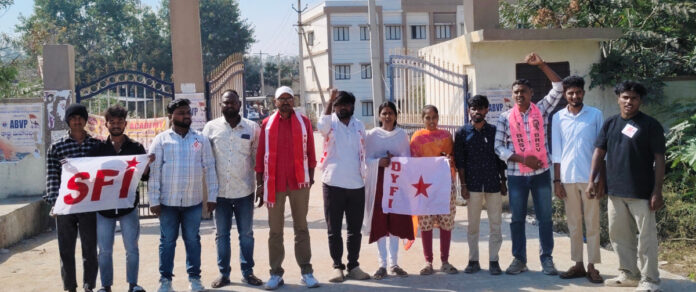 హాస్టల్ వార్డెన్ ను సస్పెండ్ చేయాలి