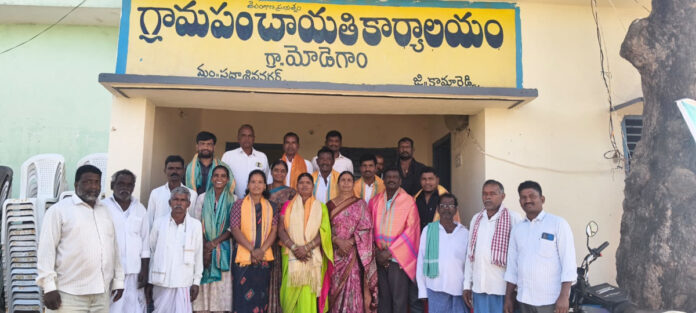 నూతన పాలకవర్గానికి సన్మానం