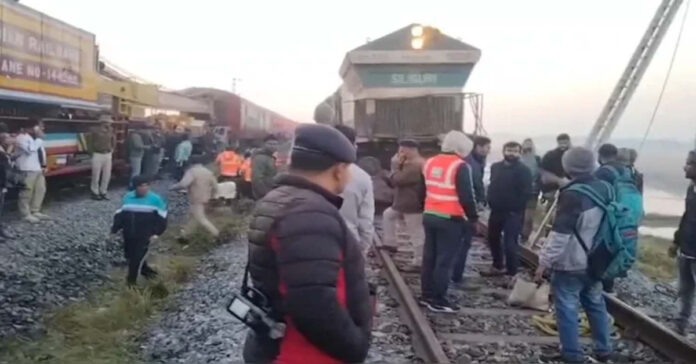 Rajdhani Express derails after hitting elephants