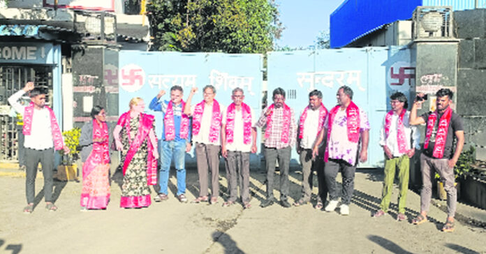 ఎమ్మెస్ అగర్వాల్ ఫౌండ్రీస్ యాజమాన్యం తీరు దుర్మార్గం