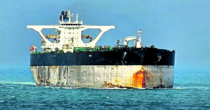 The US is pursuing the oil tanker.